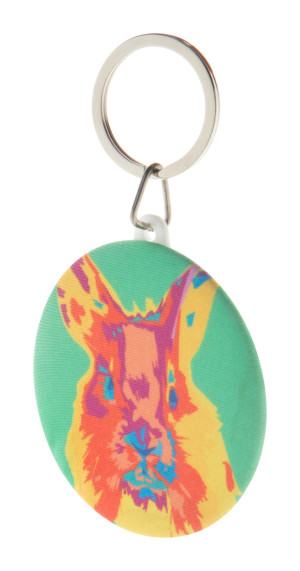 KeyBadge RPET Maxi RPET placka prívesok na kľúče - Reklamnepredmety