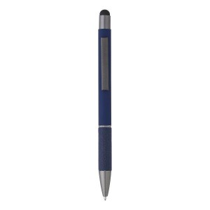 Hliníkové guľôčkové pero s modrou náplňou - Reklamnepredmety
