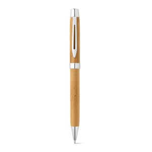 BAHIA. Bambusové guľôčkové pero s otočným mechanizmom - Reklamnepredmety