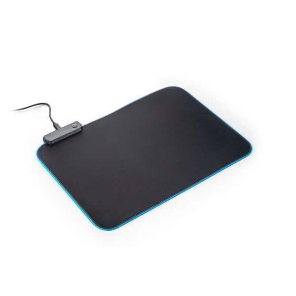 THORNE MOUSEPAD RGB. Podložka pod myš s gumenou základňou