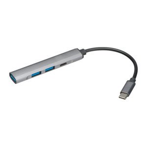 USB rozbočovač z recyklovaného hliníka - Reklamnepredmety