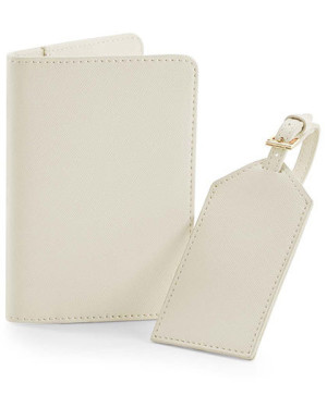 Obal na pas a štítok Boutique Travel Set - Reklamnepredmety