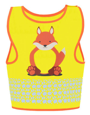 Detská bezpečnostná vesta Funtastic Wildlife CO² neutrálna - Reklamnepredmety