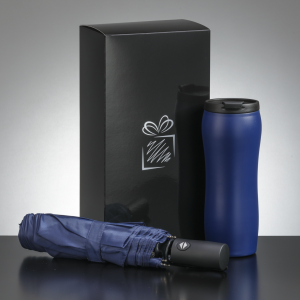 PRIMO SADA: vákuový hrnček 400 ML a automatický dáždnik - Reklamnepredmety