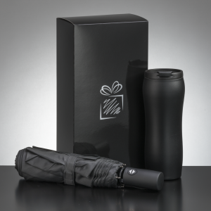 PRIMO SADA: vákuový hrnček 400 ML a automatický dáždnik - Reklamnepredmety