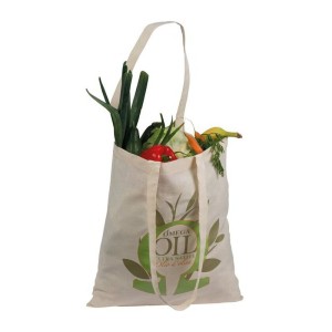 Bavlnená nákupná taška s dlhými ušami Manacor (140 g/ m²) - Reklamnepredmety