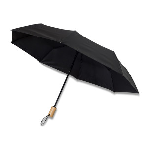 GRANTON automatický dáždnik s drevenou rukoväťou - Reklamnepredmety