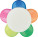 Zvýrazňovač v tvare kvetu FLOWER - 56-1103340-flower-02 - variant 