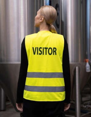 Bezpečnostná vesta Passau VISITOR/SECURITY - Reklamnepredmety