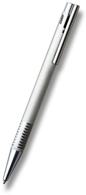 Lamy Logo Brushed Steel guľôčkové pero - Reklamnepredmety