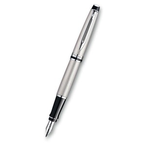 Waterman Expert Stainless Steel CT plniace pero, hrot M - Reklamnepredmety