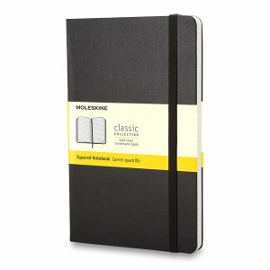 Zápisník Moleskine - tvrdé dosky S, štvorčekový - Reklamnepredmety