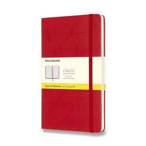 Zápisník Moleskine - tvrdé dosky L, štvorčekový - Reklamnepredmety