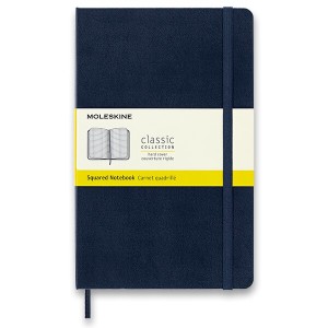 Zápisník Moleskine - tvrdé dosky L, štvorčekový - Reklamnepredmety