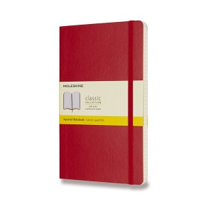 Zápisník Moleskine - mäkké dosky L, štvorčekový - Reklamnepredmety