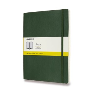 Zápisník Moleskine - mäkké dosky XL, štvorčekový - Reklamnepredmety