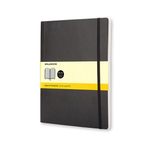 Zápisník Moleskine - mäkké dosky XL, štvorčekový - Reklamnepredmety