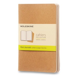 Zošity Moleskine Cahier S, čistý, 3 ks - Reklamnepredmety