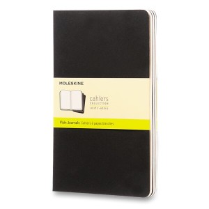 Zošity Moleskine Cahier L, čistý, 3 ks - Reklamnepredmety