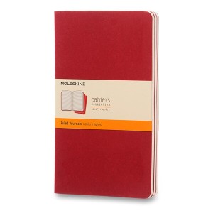 Zošity Moleskine Cahier L, linajkový, 3 ks - Reklamnepredmety