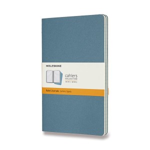 Zošity Moleskine Cahier L, linajkový, 3 ks - Reklamnepredmety