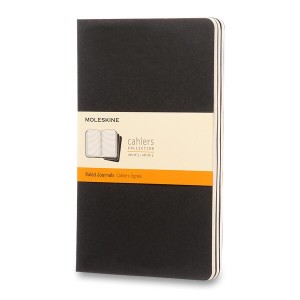 Zošity Moleskine Cahier L, linajkový, 3 ks - Reklamnepredmety