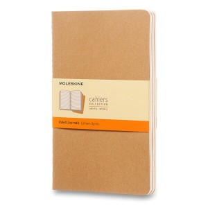 Zošity Moleskine Cahier L, linajkový, 3 ks - Reklamnepredmety