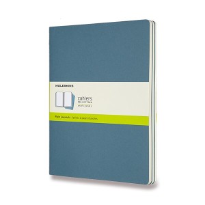 Zošity Moleskine Cahier XL, čistý, 3 ks - Reklamnepredmety