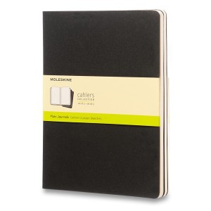 Zošity Moleskine Cahier XL, čistý, 3 ks - Reklamnepredmety