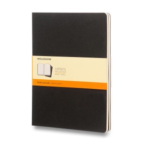 Zošity Moleskine Cahier XL, linajkový, 3 ks - Reklamnepredmety