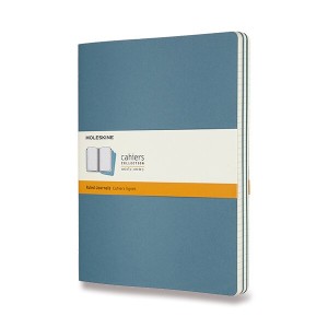 Zošity Moleskine Cahier XL, linajkový, 3 ks - Reklamnepredmety