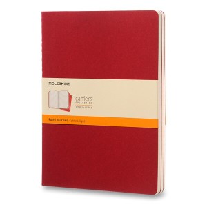 Zošity Moleskine Cahier XL, linajkový, 3 ks - Reklamnepredmety