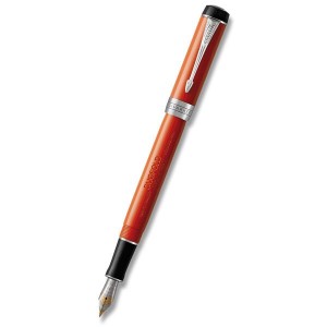 Parker Duofold Classic Big Red Vintage CT plniace pero INT, hrot F - Reklamnepredmety