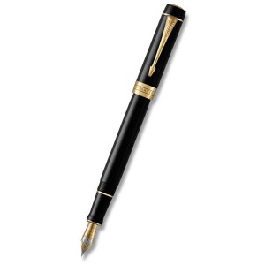 Parker Duofold Classic Black GT -  plniace pero CNT - Reklamnepredmety