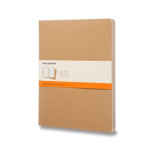 Zápisníky Moleskine Cahier v tvrdej väzbe XXL, linajkový, 3 ks - Reklamnepredmety