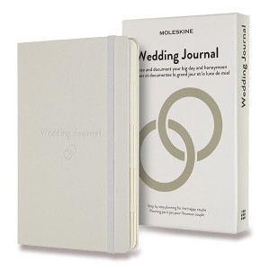 Zápisník Moleskine Passion Wedding Journal - tvrdé dosky L - Reklamnepredmety