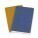 Zošity Moleskine Volant - mäkké dosky S, čisté, 2 ks, výber farieb modrá/žltá a oranžová/modrá — Ac 1331/2124105