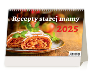 Stolový kalendár Recepty starej mamy - Reklamnepredmety