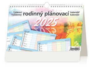 Stolový Týždenný rodinný plánovací kalendár - Reklamnepredmety