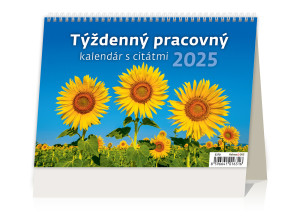 Týždenný pracovný kalendár s citátmi - Reklamnepredmety