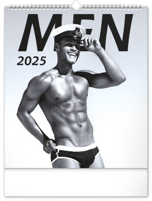 Nástenný kalendár Men 2025, 30 x 34 cm - Reklamnepredmety