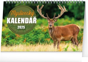 Stolový Poľovnícky kalendár 2025, CZ - Reklamnepredmety