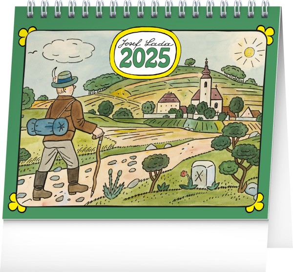 Stolový kalendár Josef Lada 2025, CZ