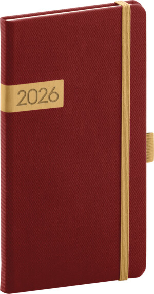 Vreckový diár Twill 2026 - Reklamnepredmety