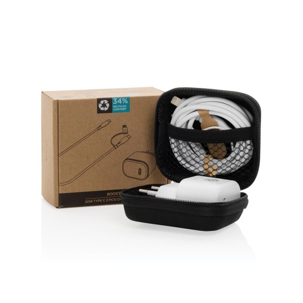 Nabíjacia sada 2ks Boost 20W USB C z RCS recykl. plastu