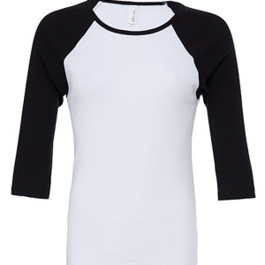 BL2000 3/4-Sleeve Contrast Raglan T-Shirt
