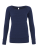 BL7501 Women`s Sponge Fleece Wide Neck Sweatshirt - BL7501_Navy-Triblend-(Heather) - variant Ls 1000031905