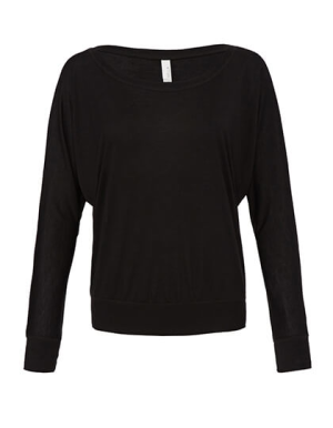 BL8850 Flowy Long Sleeve Off The Shoulder Tee
