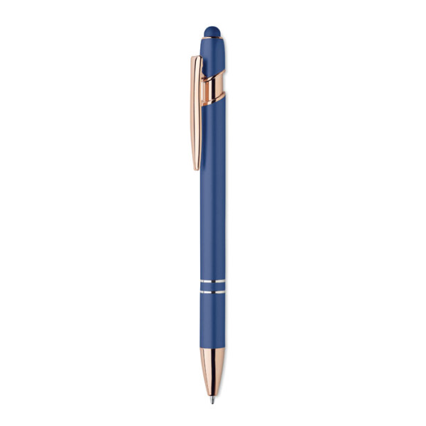 Stylusové guľôčkové pero z recyklovaného hliníka SCRIBBLE