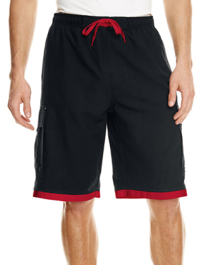 BU9401 Striped Swim Trunks